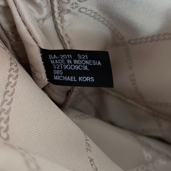 MICHAEL MICHAEL KORS Houston Crossgrain Leather Double-Zip Crossbody Bag EUC - Picture 10 of 11